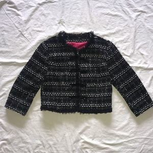 Festive Tweed Cropped Jacket